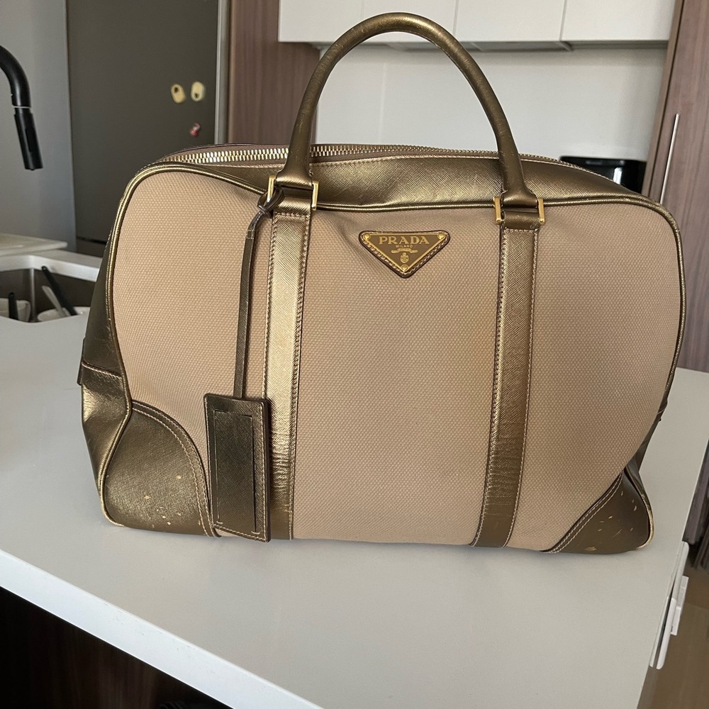 Vintage Prada travel bag